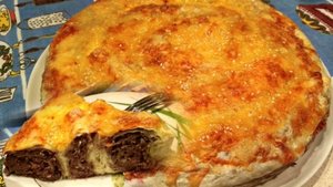 БЫСТРЫЙ ПИРОГ С МЯСОМ