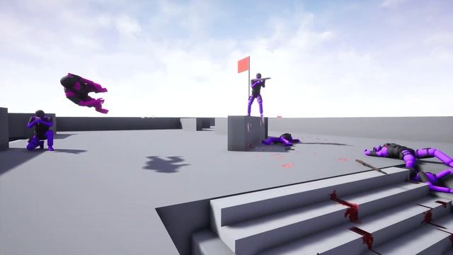 MANTA'S WARBOX NPC Wars - Purple Team Vs Pink Team - AI Battles with Active Ragdoll Physics! Warbox смотреть онлайн