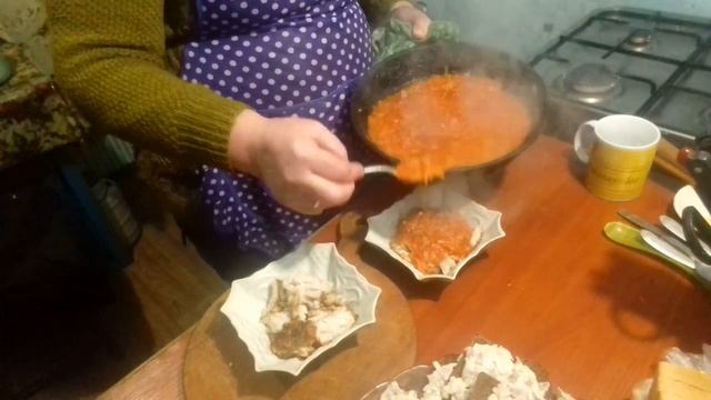 Гости уже на пороге#Рыба под овощями# Рыбные бутерброды# Танюшкины вкусняшки. смотреть онлайн