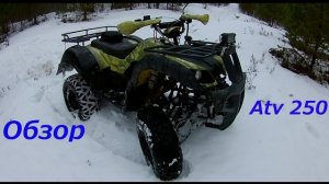 Обзор квадроцикла MotoLand ATV 250 Adventure!!! И тест драйв!!!