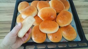 ПУХОВЫЕ ПИРОЖКИ. НА СЛЕДУЮЩИЙ ДЕНЬ ЕЩЁ ВКУСНЕЙ. ПРОСТОЙ РЕЦЕПТ.