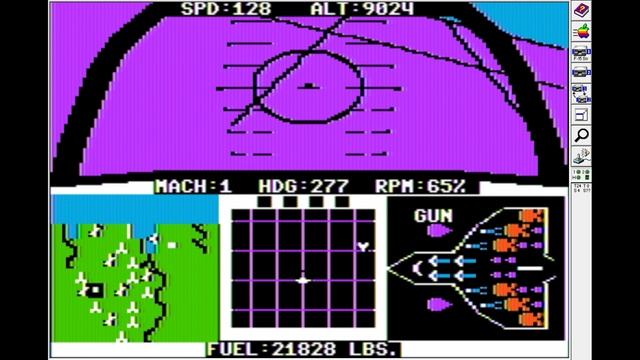 F-15 Strike Fighter - 1985 - Apple II