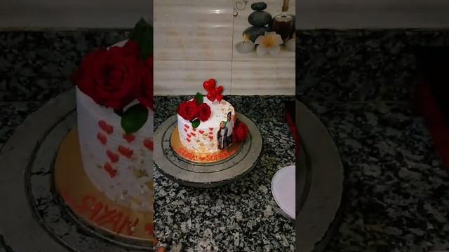😱😱Anniversary cake decoration #trending #shortsvideo #shorts #shortsfeed #shortsyoutube