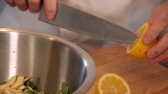 How to Make Raw Artichoke salad, Mediterranean Seafood and Almond Cake. A Rustic Mediterranean meal