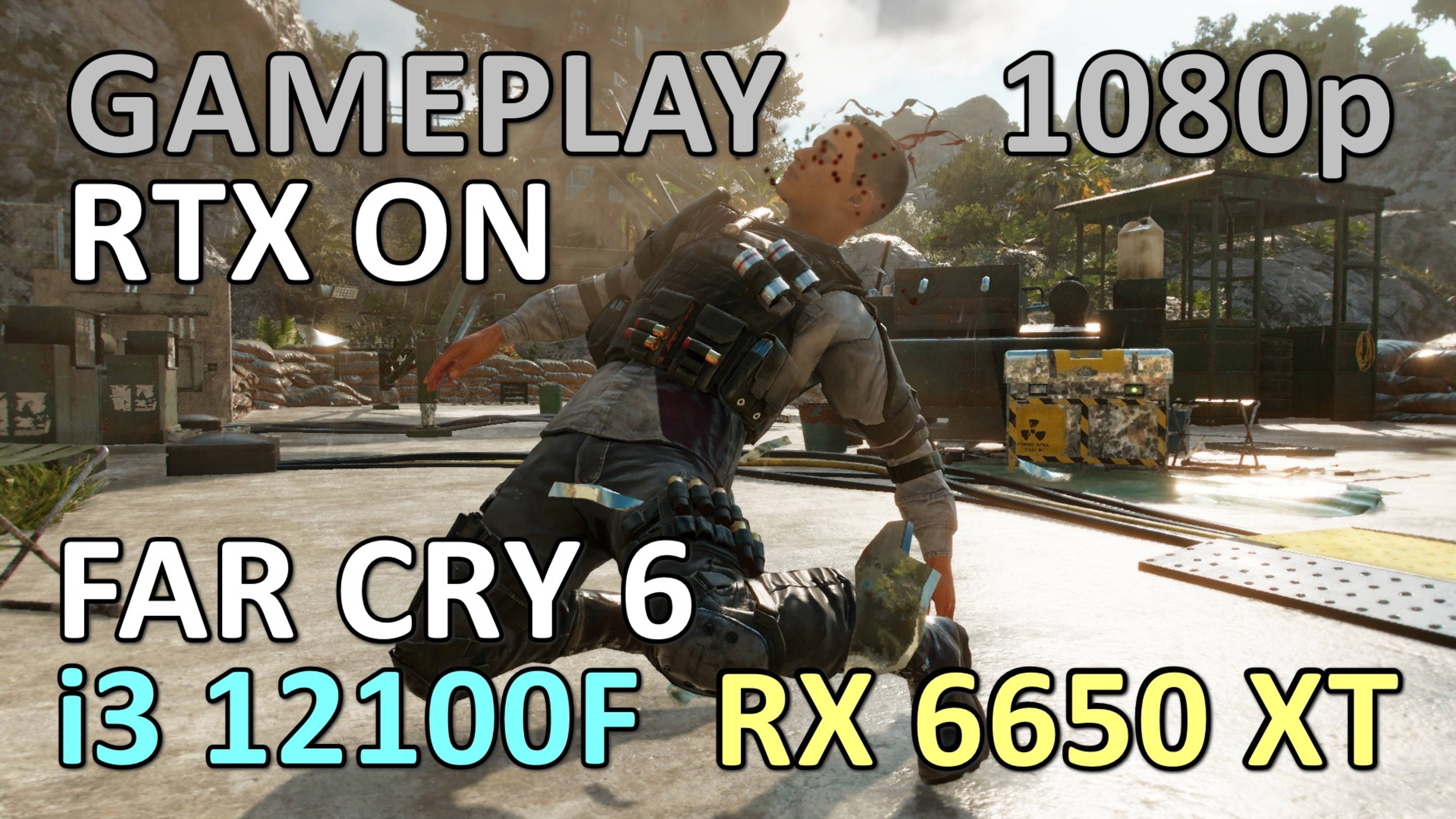 i3 12100F + RX 6650 XT / FAR CRY 6 / GAME PLAY