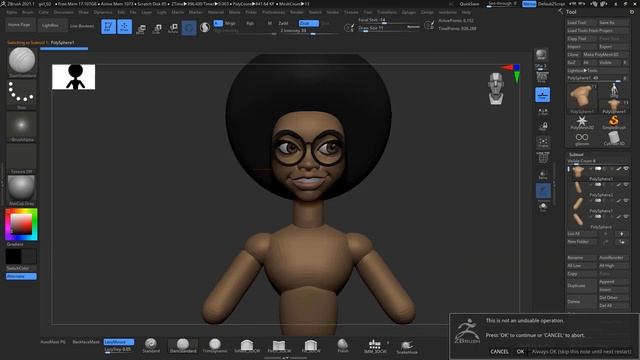 y2mate.com - Zbrush 2021  from a photo to a cartoon character_1080p