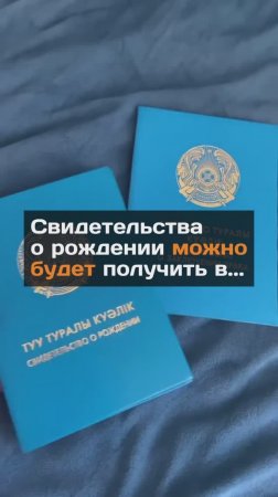 Свидетельства о рождении можно будет получить в...