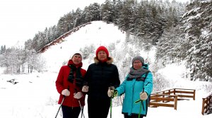 Дебёсские нордики запели: САМОВАРДЭ ПУКТЫ АЛИ! У горы Байгурезь 10.01.2025. Видео Валерия Нури