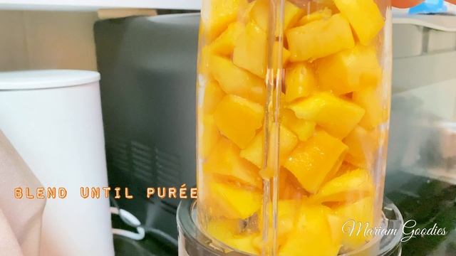 Mango Purée, super easy to make | Mariam Goodies смотреть онлайн