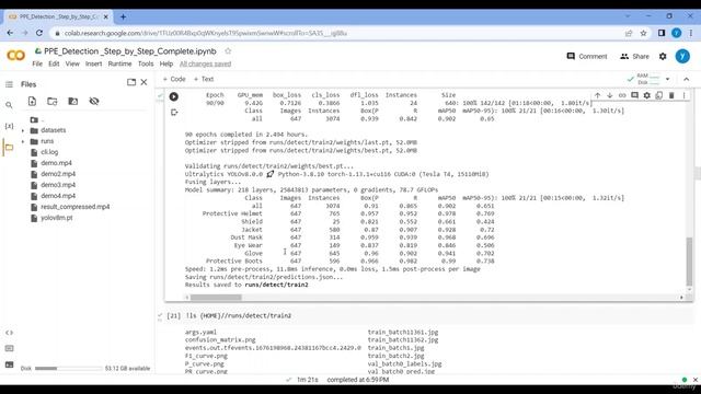 3.3. Personal Protective Equipment Detection Google Colab Part 1