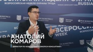 Анатолий Комаров, директор по консалтингу «ЭКОПСИ КОНСАЛТИНГ» на ВНОТ-2024