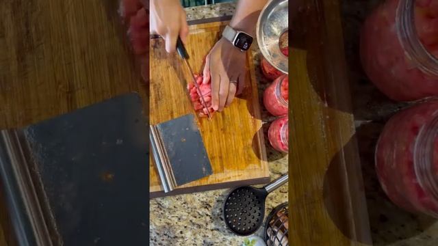How to can diced tomatoes!🍅 (perfect for chili & soup this fall)   #canning #tomato #tipsandtricks