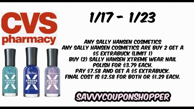 CVS BEST DEALS (1/17 - 1/23) | BODY WASH, HAIR CARE, DIAPERS & MORE! 💃 смотреть онлайн