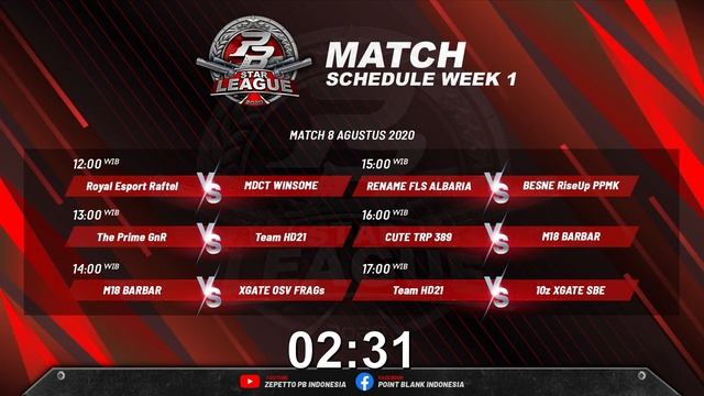 Pointblank Star League Week 1 смотреть онлайн