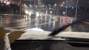 Снег идёт в Севастополе  12.01.2025