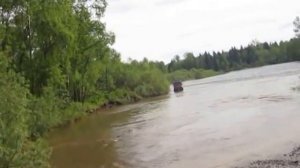 Пятница 13. Брод через В.Терсь 13.06.2014.