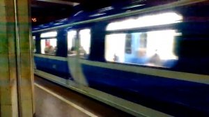 Отправление 81-717.6 со станции Гагаринская