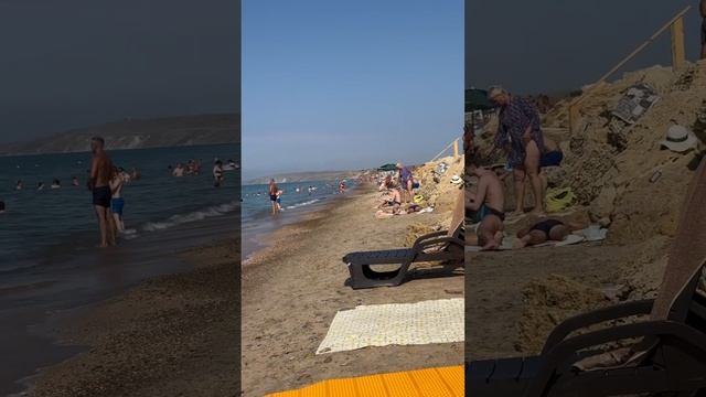 22 июля Чёрное море Веселовка, погода+31, вода 26,9, море ночью волновалось  и на мыло водорослей.