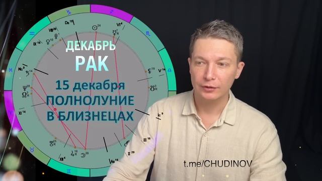 Рак Декабрь Гороскоп 2024. Душевный гороскоп Павел Чудинов смотреть онлайн