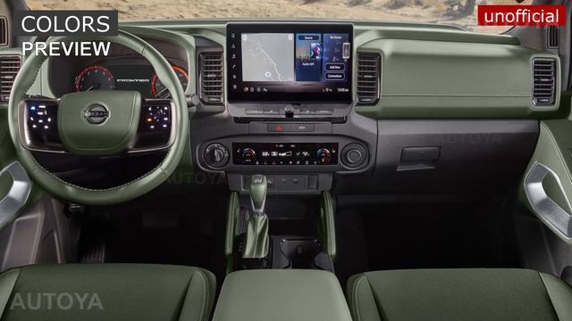 New 2025 Nissan Frontier - INTERIOR Refresh Preview & Color Options смотреть онлайн