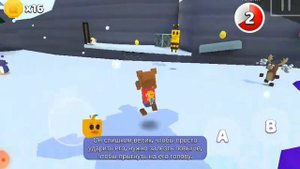 первая часть прохождение зимней локации в игре Super Bear Adventures