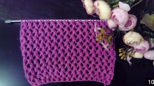 УЗОРЫ СПИЦАМИ  СЕТКА  №1