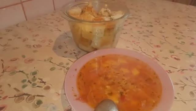 Борщ постное блюдо.