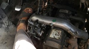 Toyota 1kz te diesel engine start, 1kz engine