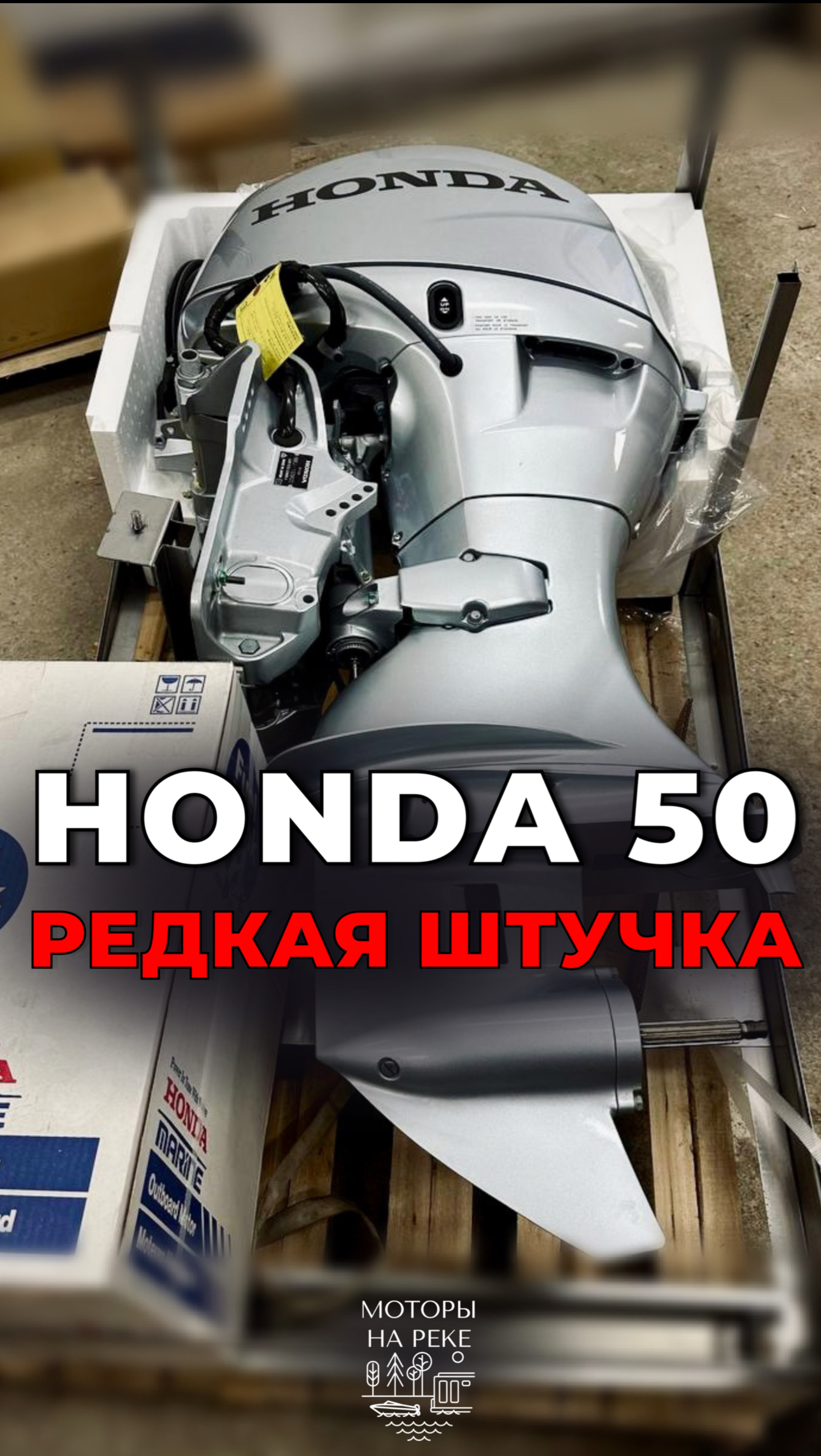 Хонда 50 в новой комплектации #лодочныймотор #катер #лодка #honda