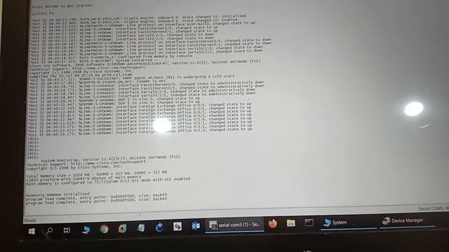 Boot Test Cisco Router 2811  3825