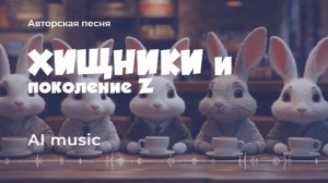 Хищники и поколение Z (авторская песня) - AI music video