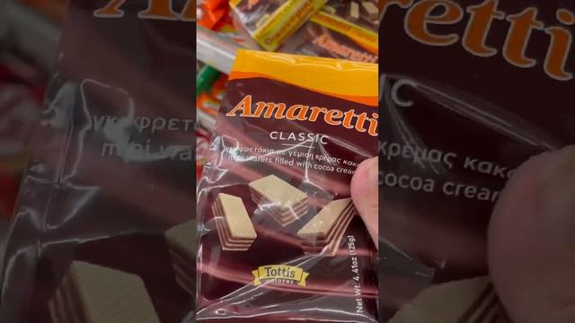 🌈 Amaretti Chocolate WAFERS /ASMR Yum! #short #shortvideo #asmr #fyp #youtubeshorts #satisfying