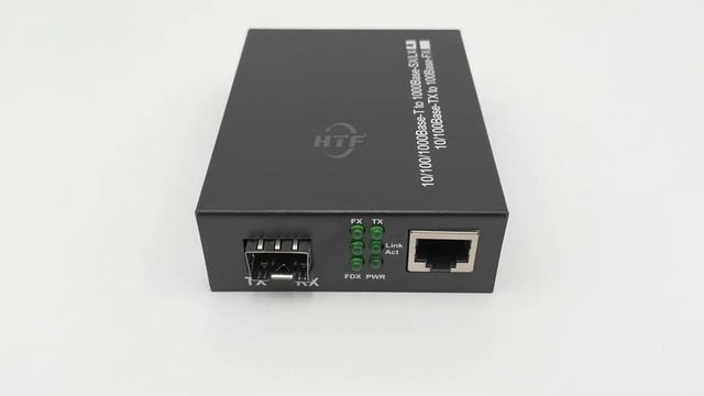 19. 10/100/1000M SFP to RJ45 media converter смотреть онлайн