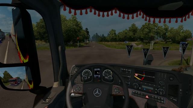 Euro Truck Simulator 2 Multiplayer (Дружный конвой) № 5. смотреть онлайн