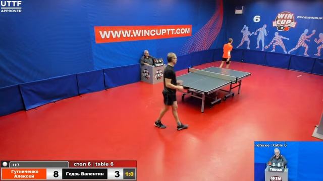 Гутниченко Алексей 3-0 Гедзь Валентин Восток 7 05.03.2021 Прямой эфир . Зал 6 смотреть онлайн