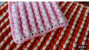 Узор крючком из пышных столбиков /  МАСТЕР КЛАСС