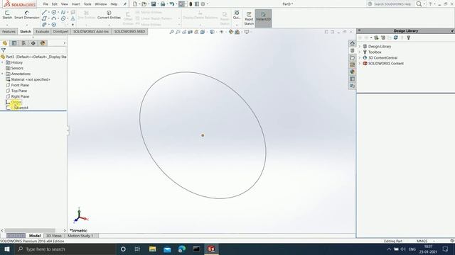 How to sketch in solidworks ? Spline , Parabola , Conic , Ellipse , Curve , Solidworks for beginner смотреть онлайн