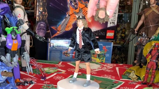 NECA AC/DC Angus Young Highway to Hell Action Figure Unboxing & Review Hard Rock Heavy Metal