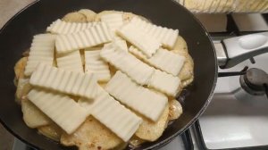 Фриттата Хрустящий с сыром #2 / POTATO FRITTATA Crispy without eggs TYPICAL CALABRIAN RECIPE