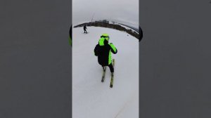 спуск с горы синяя #2 горнолыжный курорт Свияжские холмы Казань