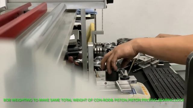 Dynamic Crankshaft balancing of Land Cruiser V8 engine BOB-WEIGHT PREPARATION 14