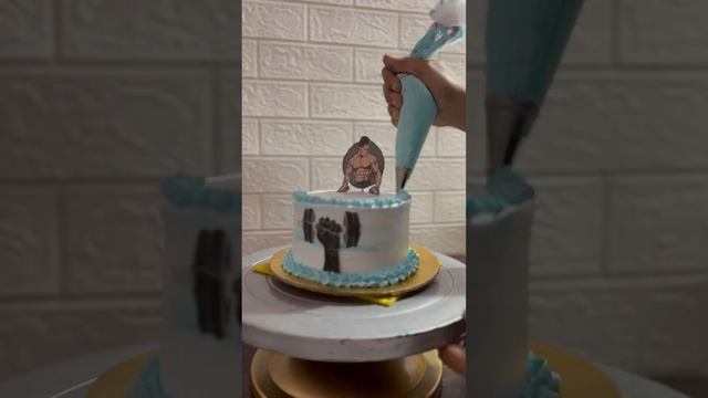 Cake for bodybuilder  #cakedecorating #cakeartist #subscribe #viralvideo ￼