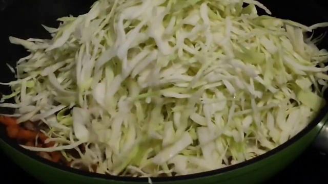 Ну, очень вкусная Тушеная Капуста с мясом и фасолью!