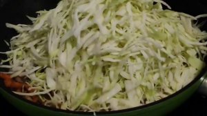 Ну, очень вкусная Тушеная Капуста с мясом и фасолью!