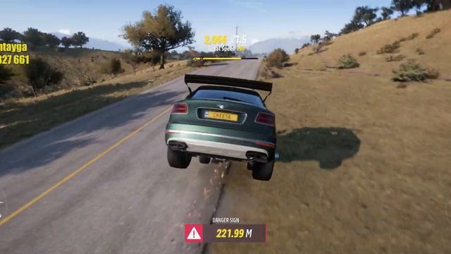 Forza Horizon 5 - La Cruz Danger Sign - A800 Bentley Bentayga - Season 3