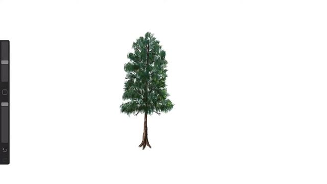 Procreate drawing trees tutorial - how to draw a tree for beginners - Bäume malen deutsch смотреть онлайн