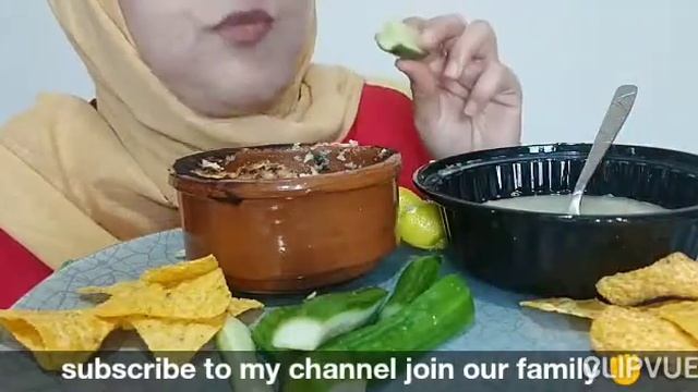 ASMR Egyptian seafood soap and tajine | eating sounds | no talking | food mukbang