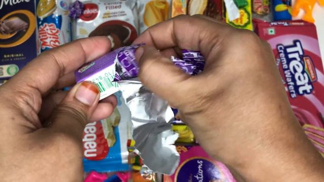 Some yummy chocolates with Fruittella unwrapping ASMR videos |candies tv| смотреть онлайн