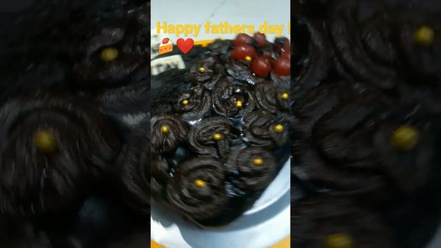 Father's day special Chocolate Cake | Without whip cream , maida cocoa powder #shorts #shortvideos