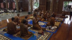 Ordination in Thai Dhammayut tradition 18/11/2018